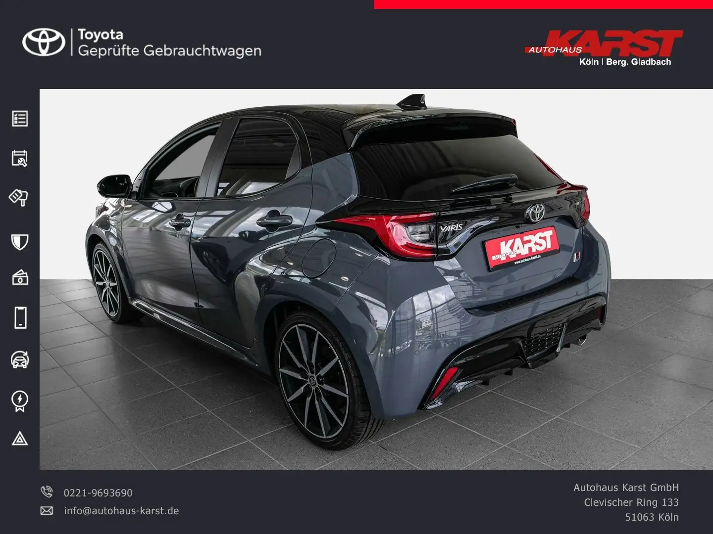 Toyota Yaris - 1.5 l Hybrid GR SPORT Grau - 2