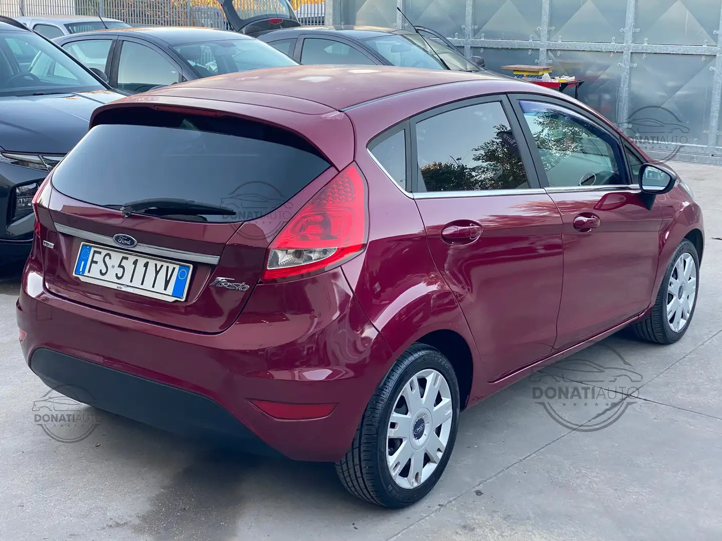 Ford Fiesta VI 2010 5p 1.4 Diesel Manuale tdci Titanium Rosso - 2