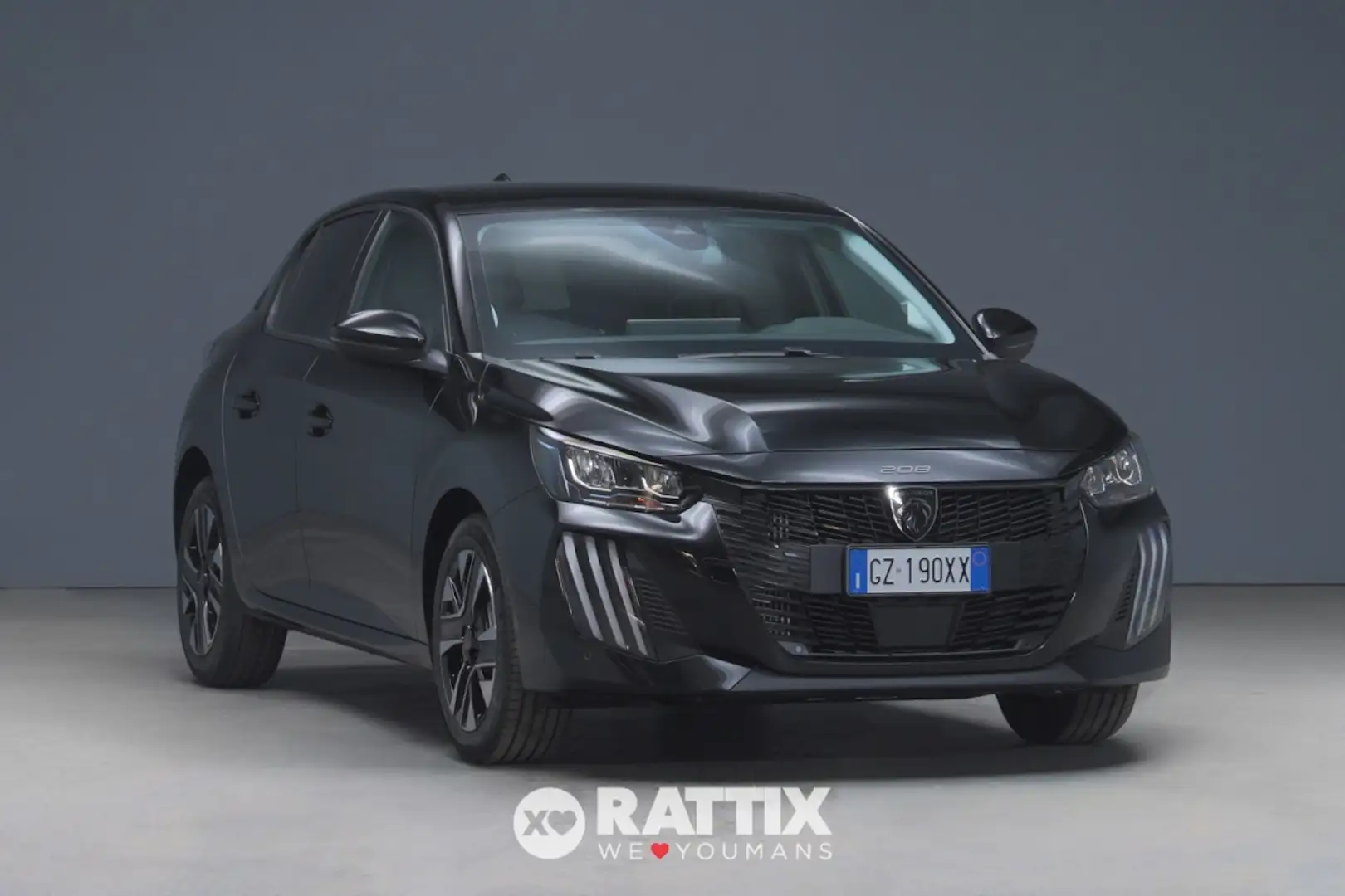 Peugeot 208 1.2 Puretech 100CV Allure Zwart - 1