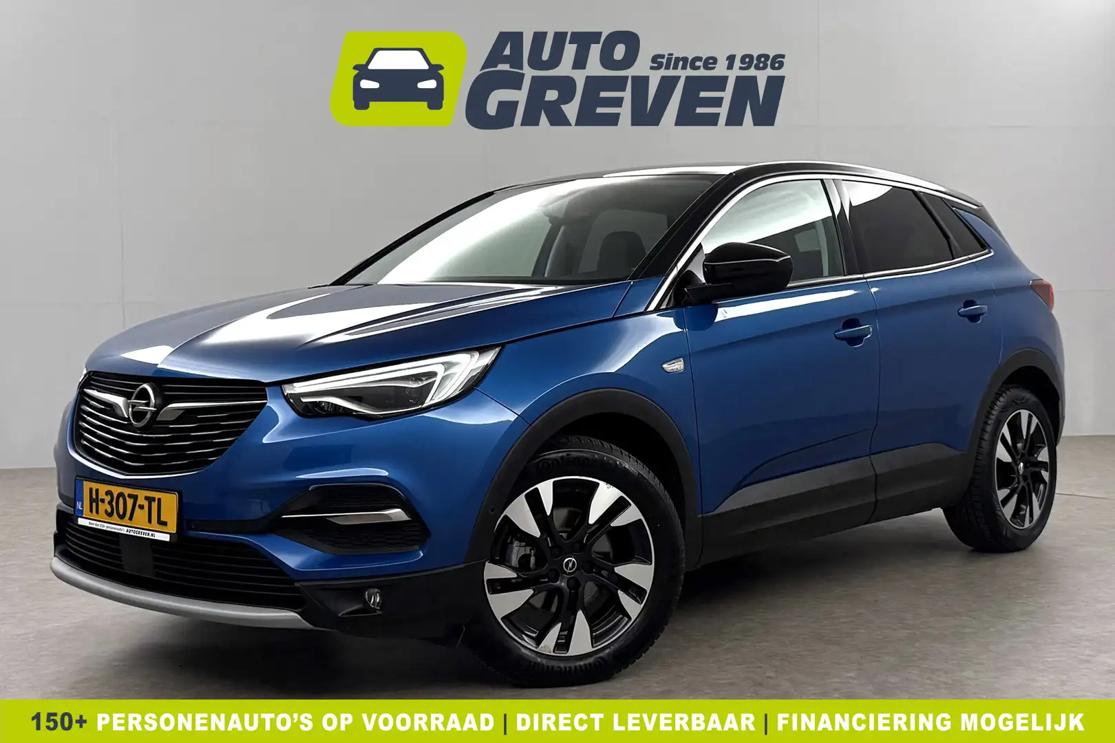 Opel Grandland X 1.2 Turbo Ultimate Pano LED Camera Carplay Trekhaa Bleu - 1