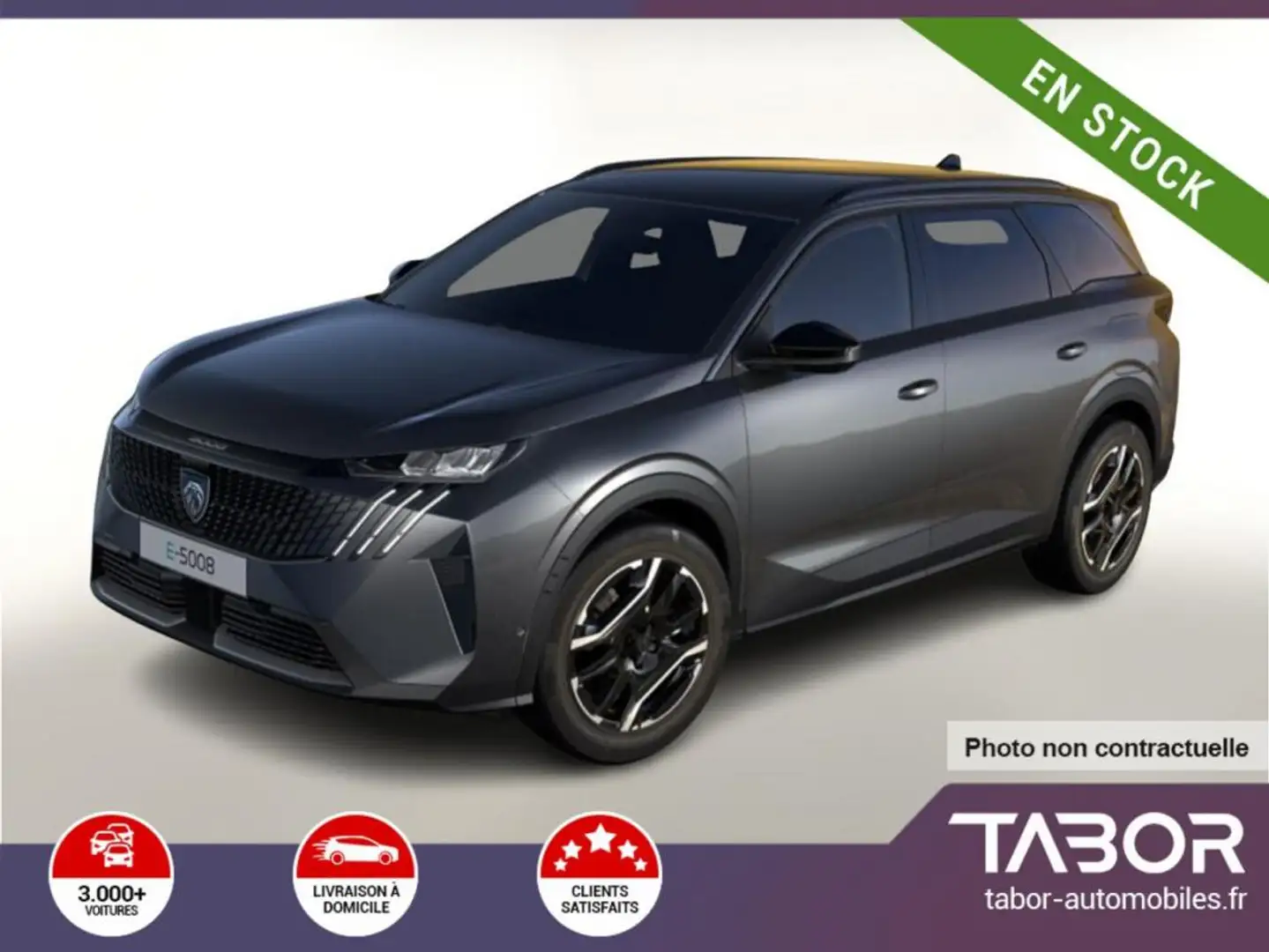 Peugeot 5008 E-5008 210 Allure GPS ACC 360° Radars Gris - 1