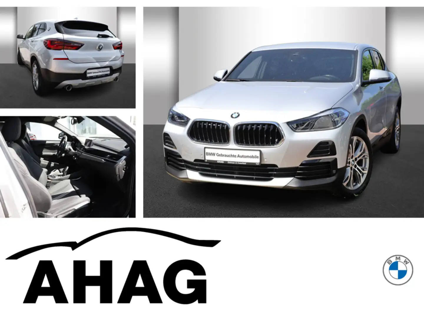 BMW X2 xDrive20d Advantage Plus Steptronic Aut. EDC Silber - 1