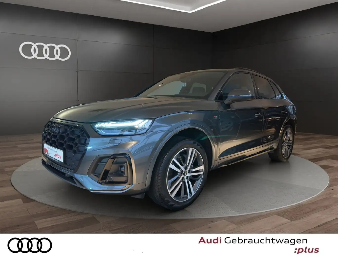Audi Q5 40 TDI S tr. qu. S LINE+AHZV+MATRIX+PANO Grau - 1