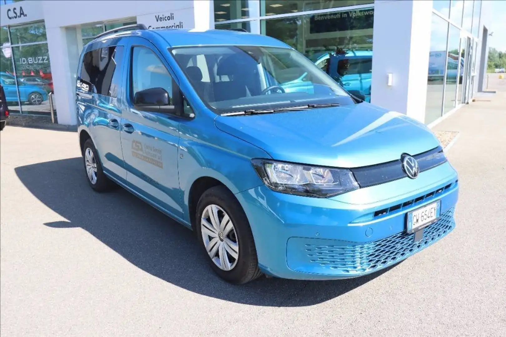 Volkswagen Caddy 2.0 tdi scr 122cv Space dsg7 Blu/Azzurro - 1