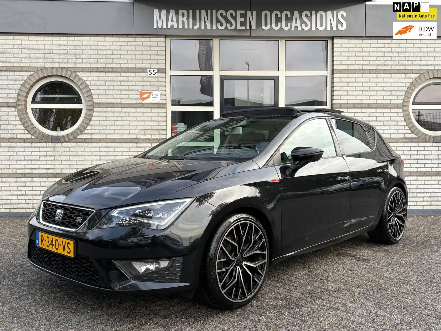 SEAT Leon 1.8 TSI FR|Pano,Leder,Stoelvw| Nero - 1