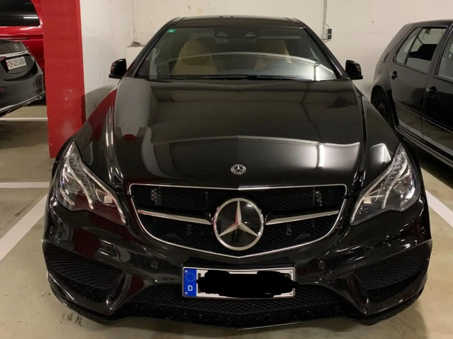 Mercedes-Benz E 400 E 400 Coupe 7G AMG Plus Paket, nahezu Vollaust. Negru - 2