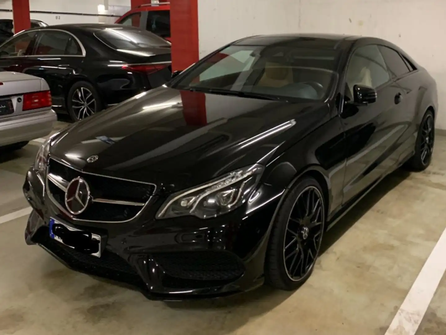 Mercedes-Benz E 400 E 400 Coupe 7G AMG Plus Paket, nahezu Vollaust. Negru - 1