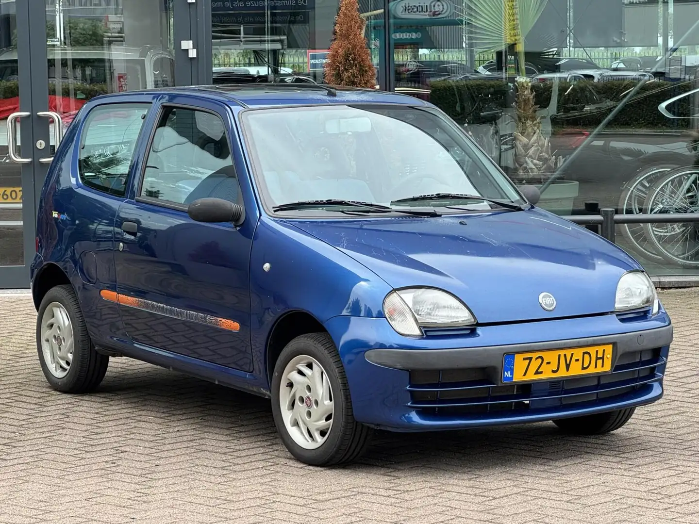 Fiat Seicento 1.1 Brush bj 2002 Blauw - 2