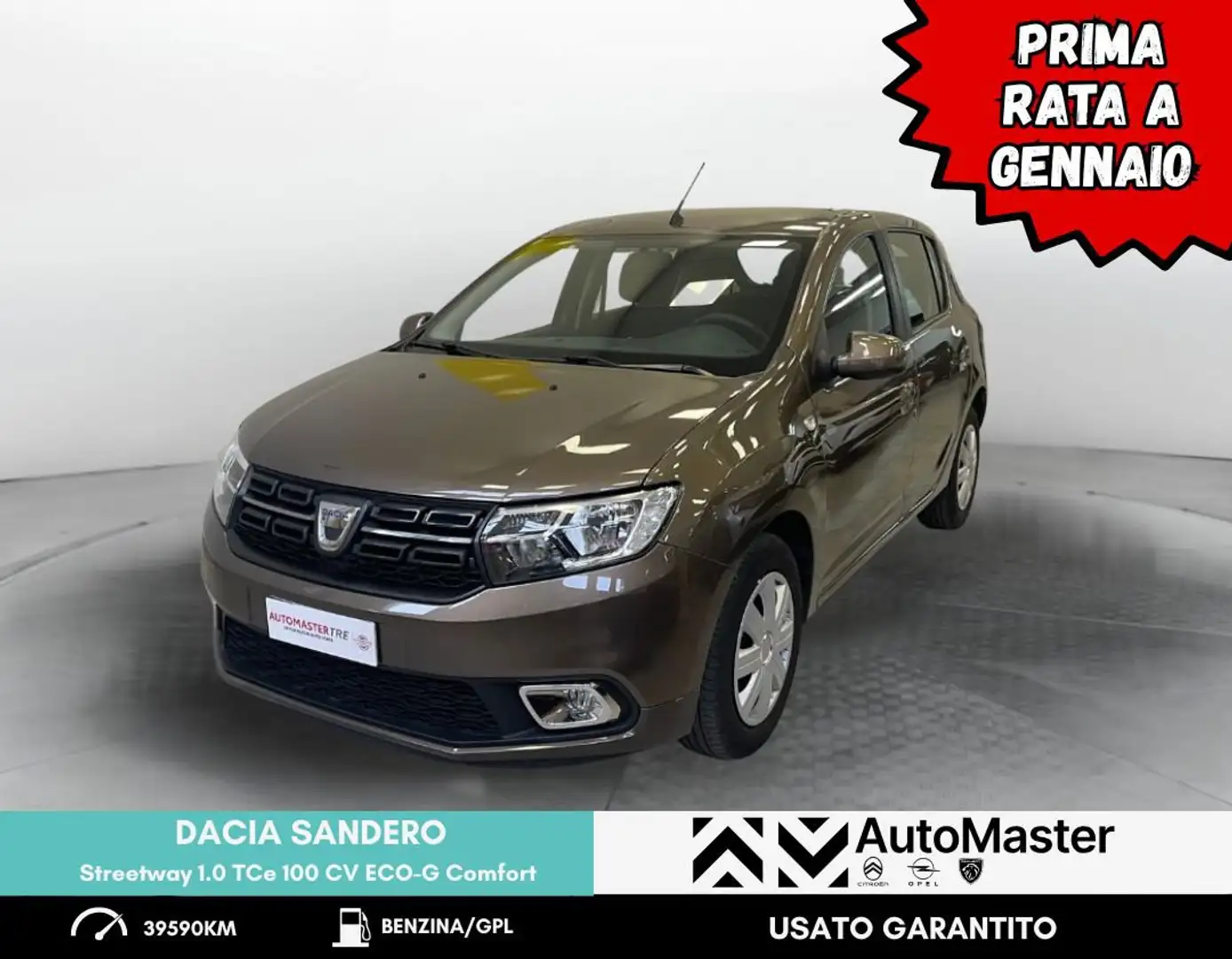 Dacia Sandero Streetway 1.0 TCe 100 CV ECO-G Comfort - NEOPATEN Braun - 1