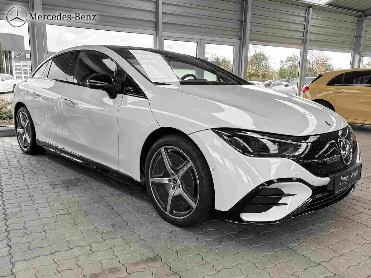 Mercedes-Benz EQE 350 + AMG Distro+Spurwechsel+Park+Lenkradhzg Blanc - 2