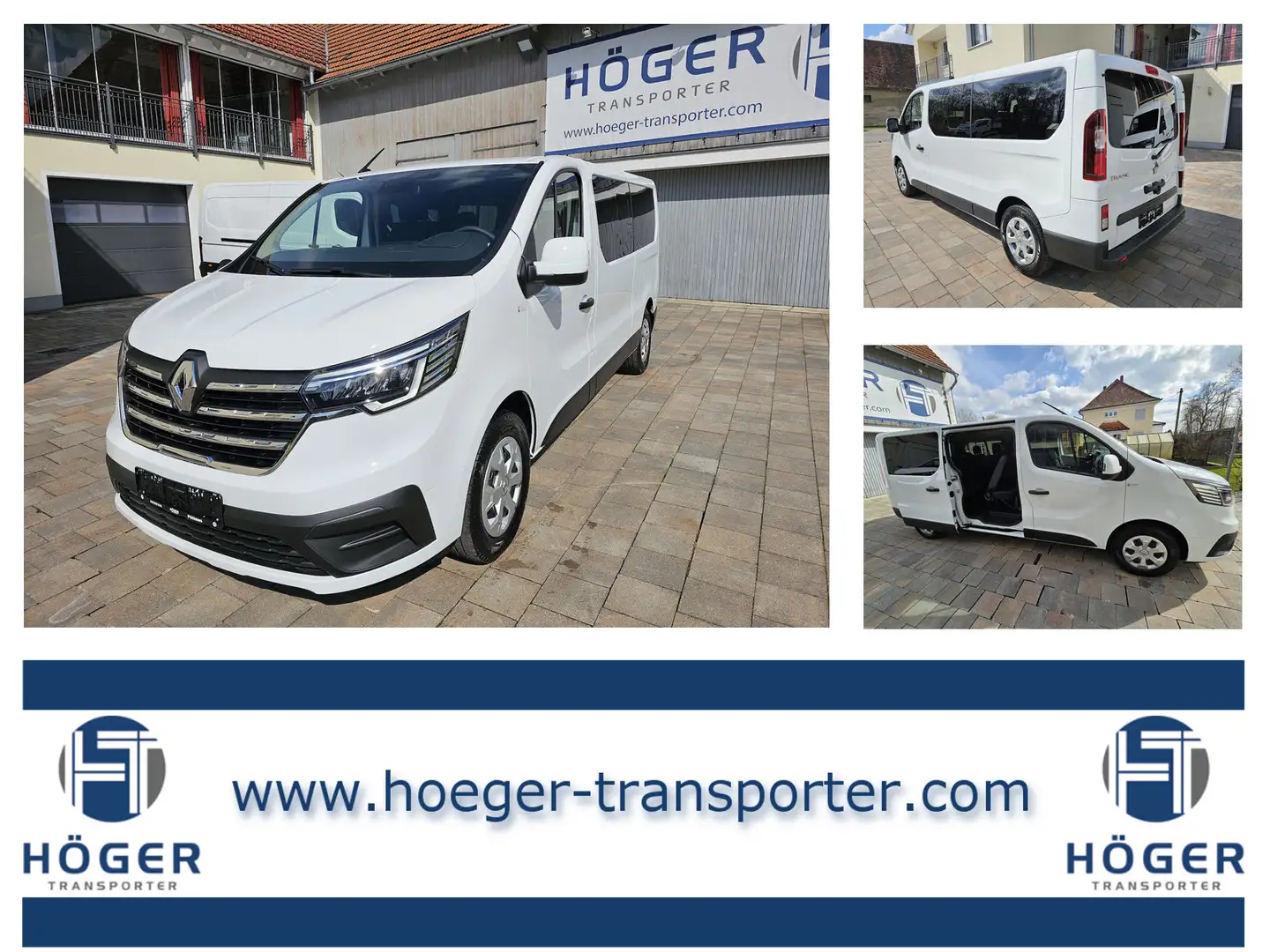 Renault Trafic L2H1 3,0t Life 8 Sitzer LED PDC Weiß - 1