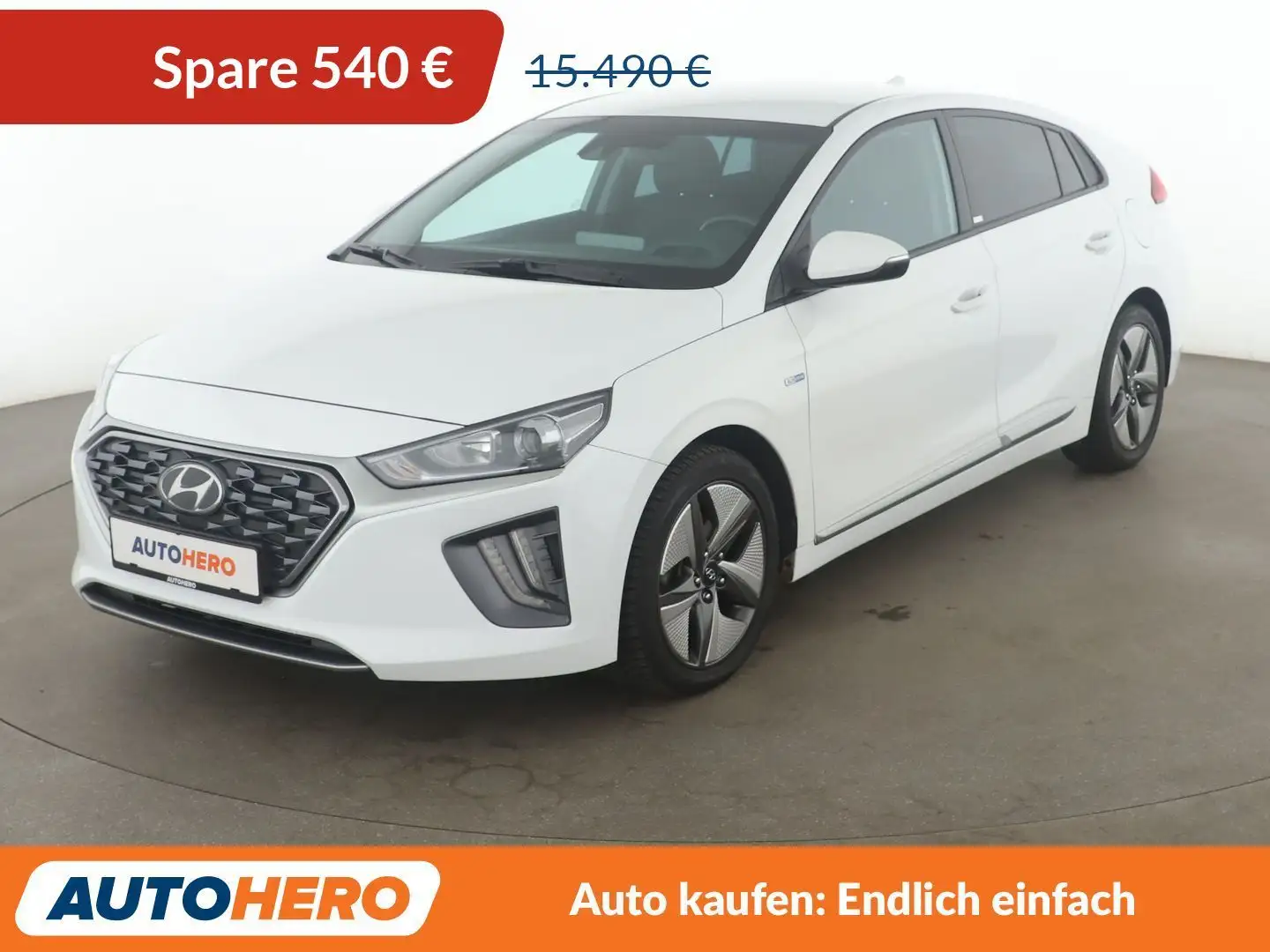 Hyundai IONIQ 1.6 Hybrid *TEMPO*PDC*CAM* Weiß - 1