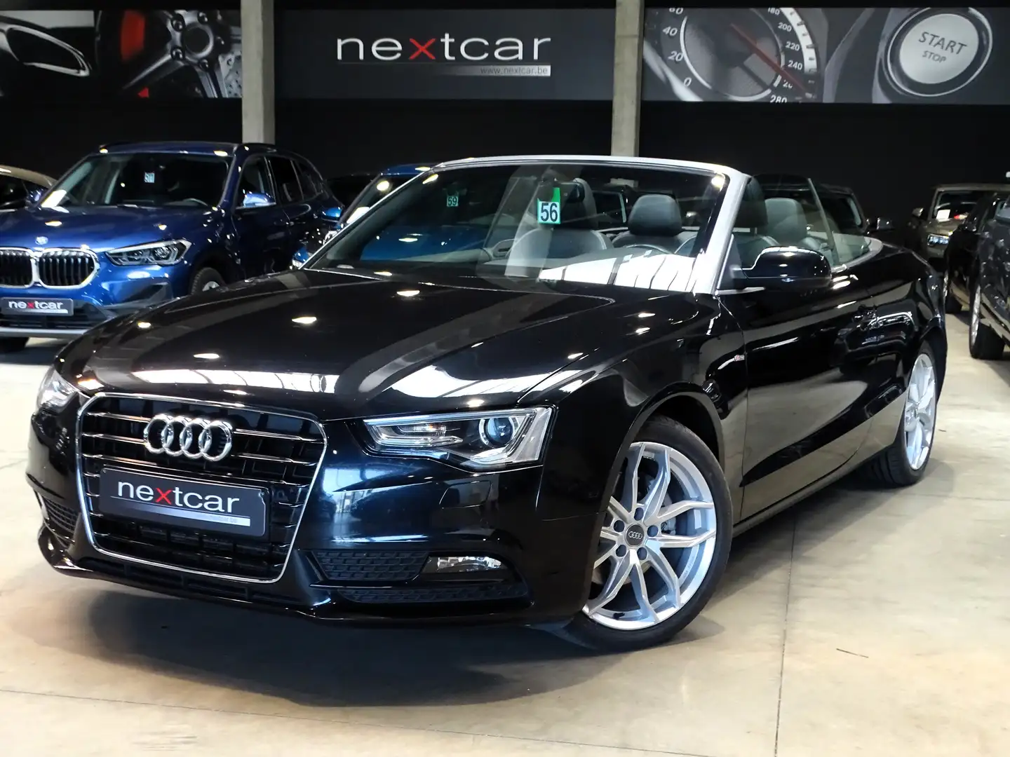 Audi A5 Cabriolet 2.0TDi Multitronic SLine NAVI-XENON-CUIR Noir - 1