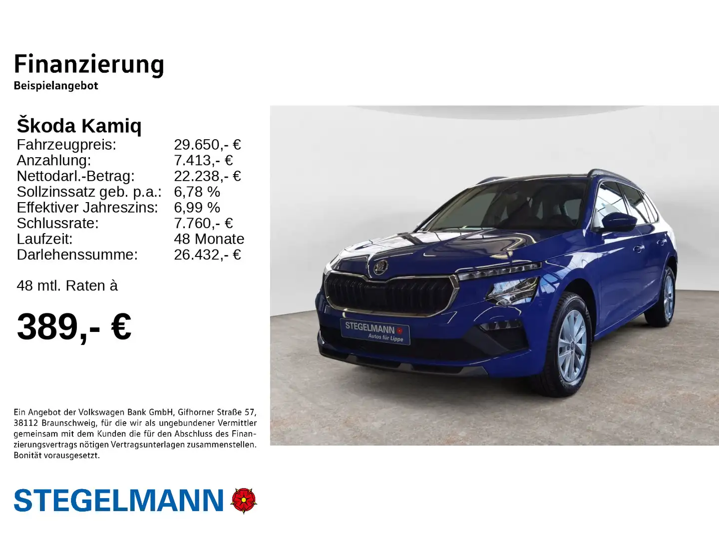 Skoda Kamiq 1.0 TSI Selection Bleu - 2
