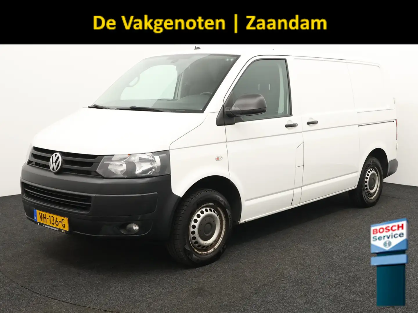Volkswagen T5 Transporter 2.0 TDI L1H1 T800 DC Trendline Airco, centrvergr-a Blanc - 1