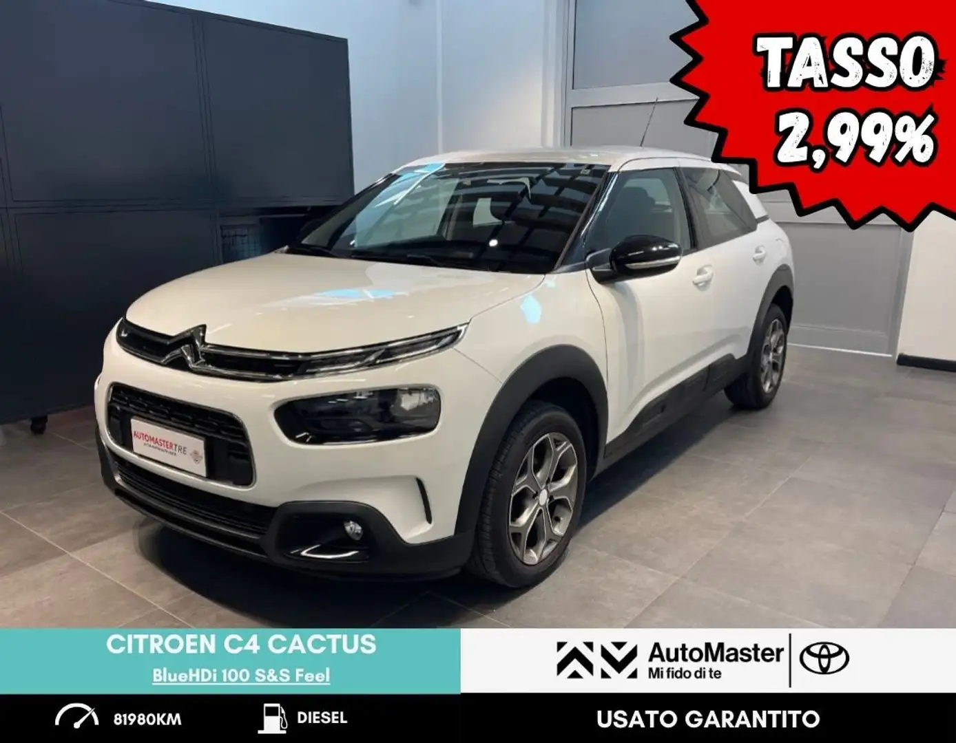 Citroen C4 Cactus BlueHDi 100 S&S Feel Blanc - 1