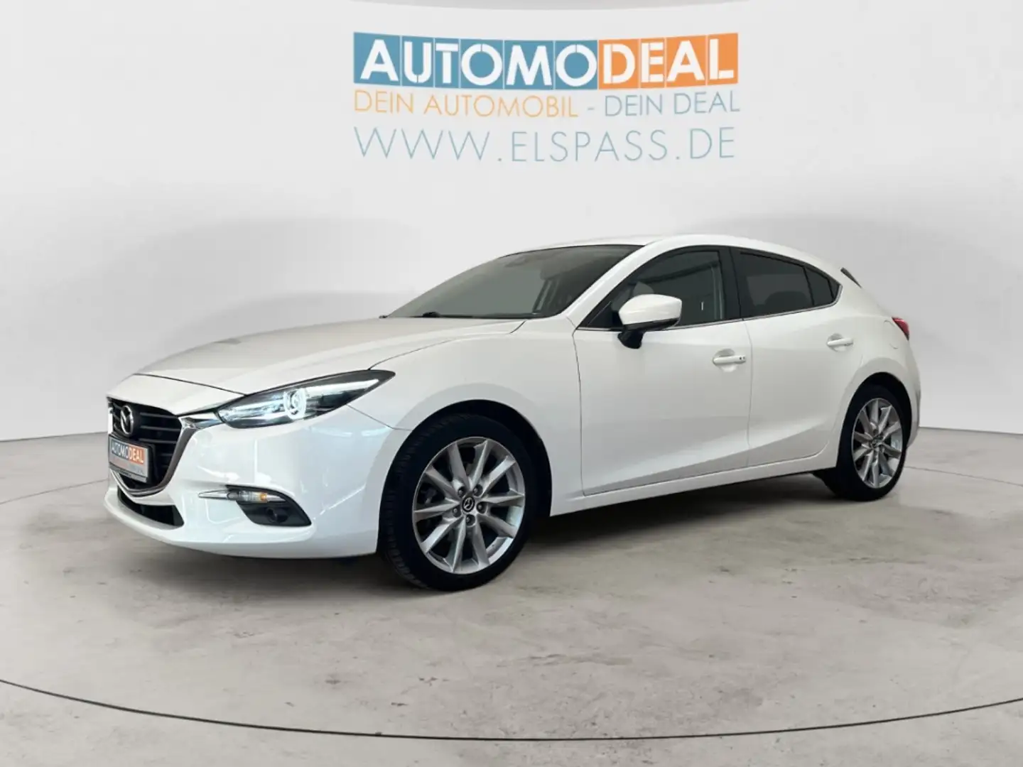 Mazda 3 Signature NAV LED KAMERA SITZ.HZG KEYLESS TEMPOMAT Weiß - 2