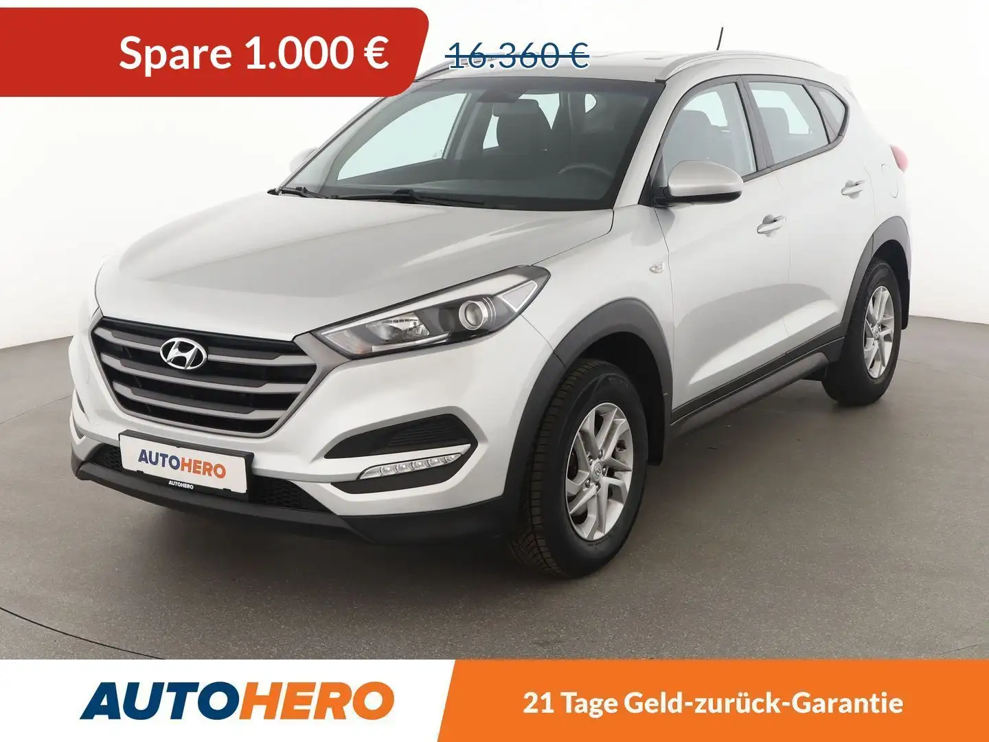 Hyundai TUCSON 1.6 Trend 2WD*TEMPO*PDC*KLIMA*GARANTIE* Silber - 1