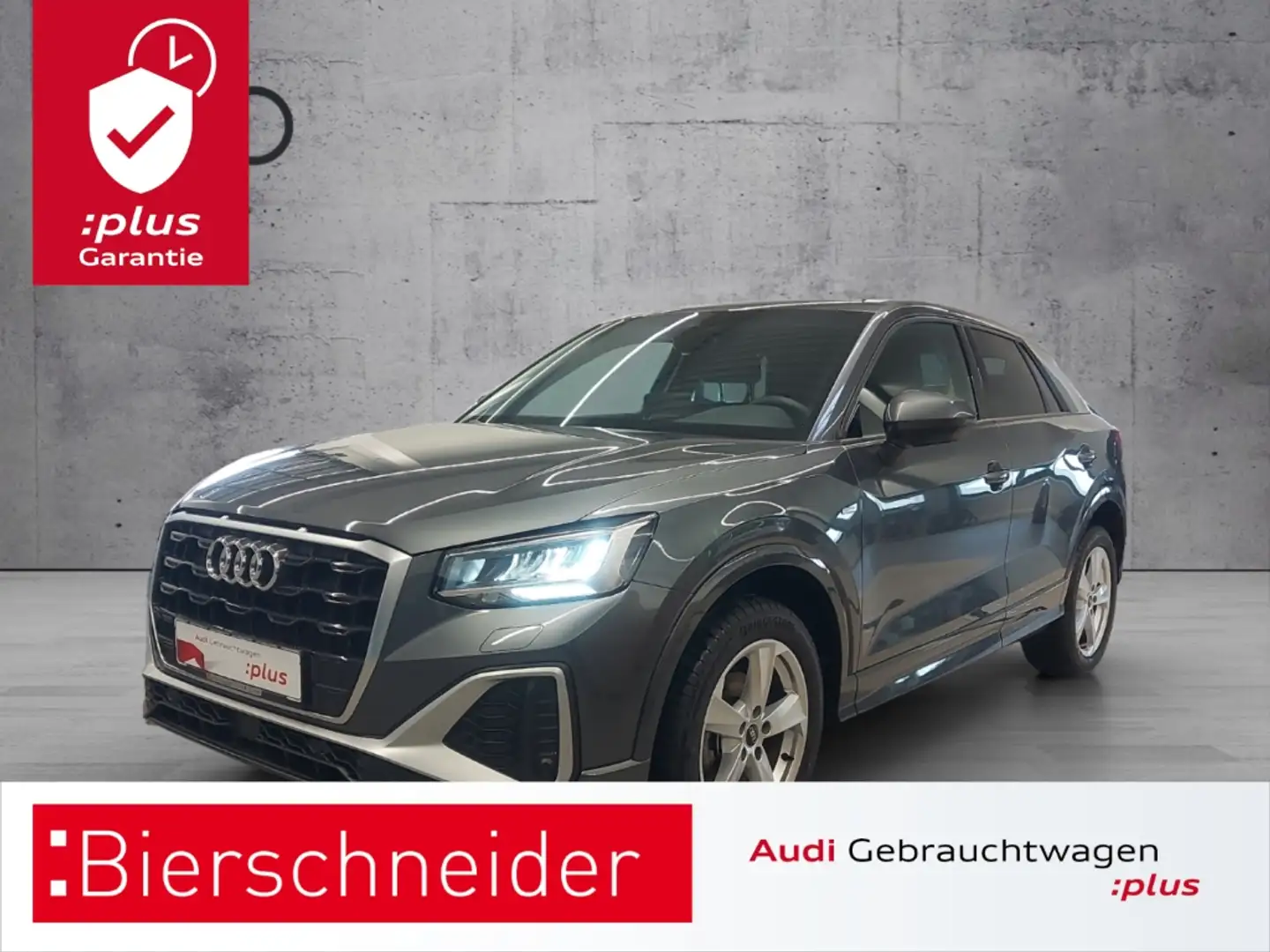 Audi Q2 30 TFSI S line LED VIRTUAL AHK 17 NAVI PDC Grau - 1