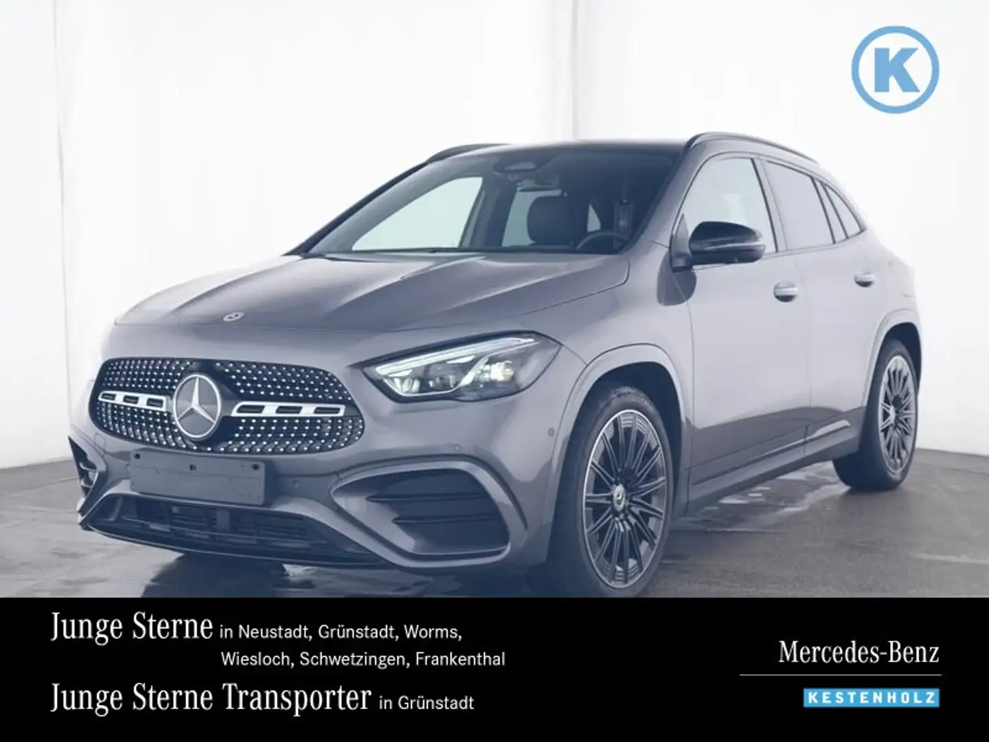 Mercedes-Benz GLA 220 GLA 220 4M AMG+NIGHT+AHK+PANO+BURM+HUD+360°+KEYL Grijs - 1