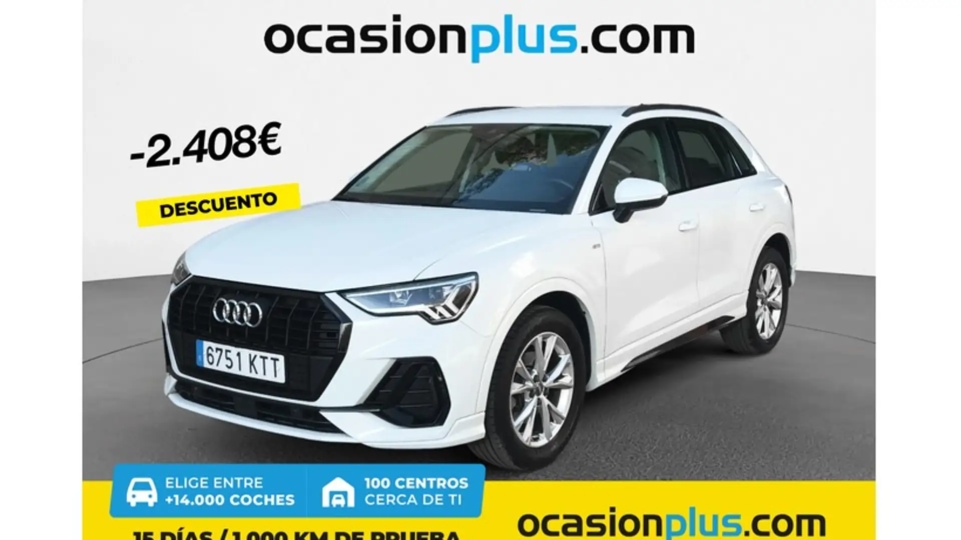 Audi Q3 35 TDI S line S tronic 110kW Weiß - 1