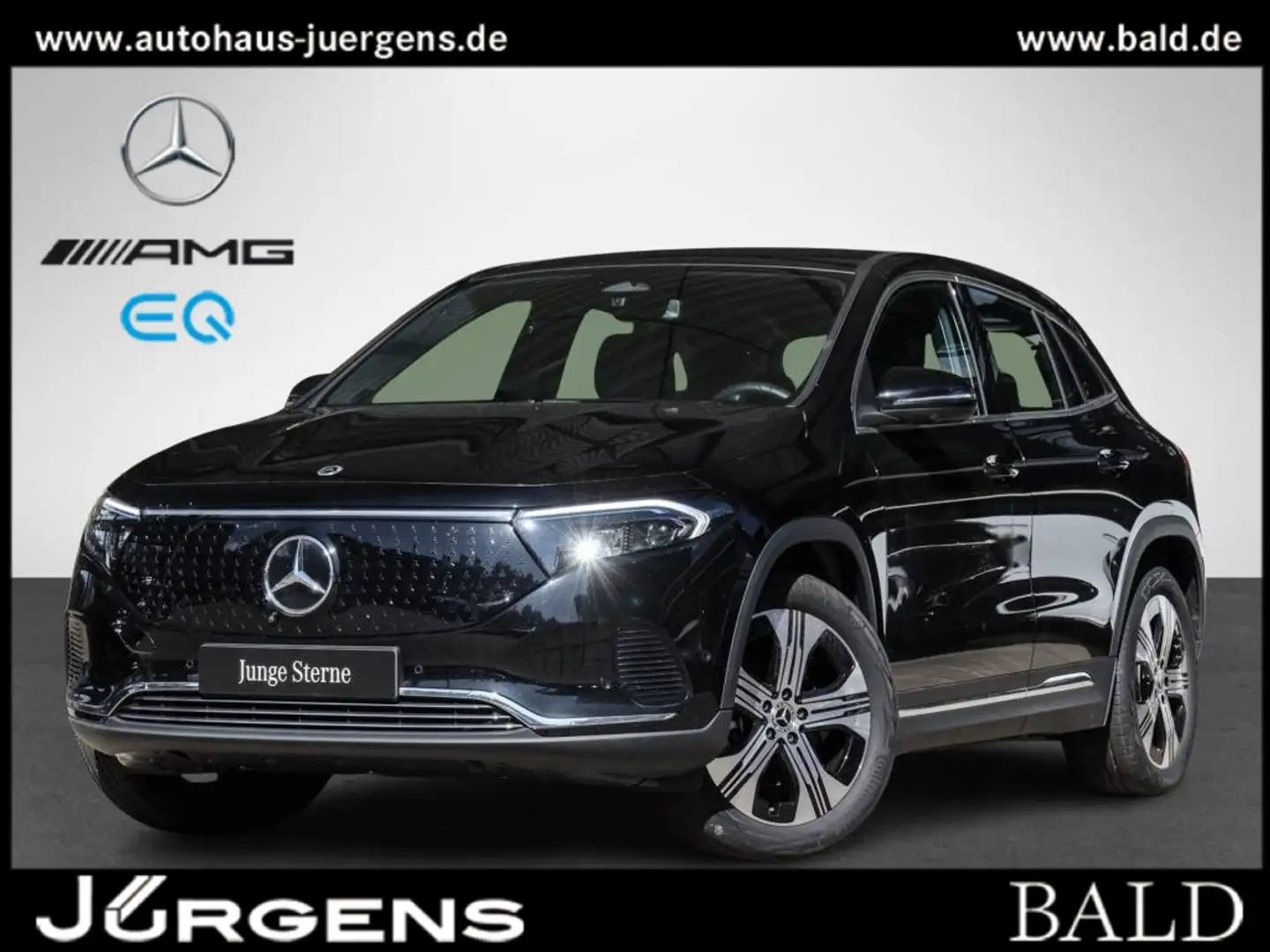 Mercedes-Benz EQA 350 4M Progressive/Distr/360/LED/Ambi/Totw Schwarz - 1