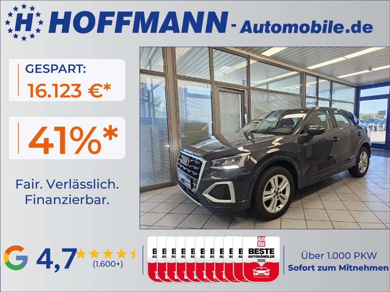 Audi Q2 2023 — Advanced DSG,Kamera,Sitzheizung,LED,ACC
