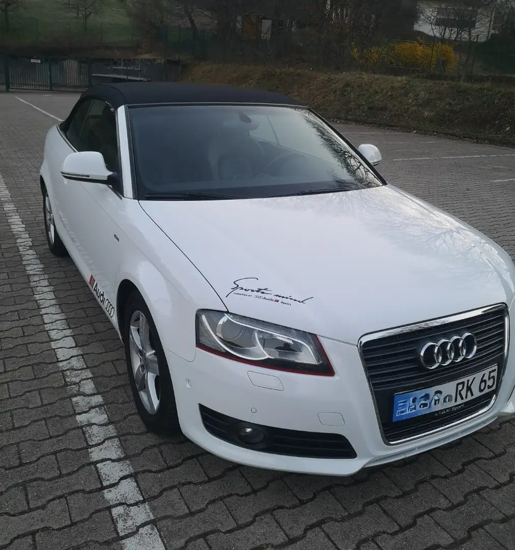 Audi A3 A3 Cabriolet 1.8 TFSI S Line Sportpaket (plus) Weiß - 2
