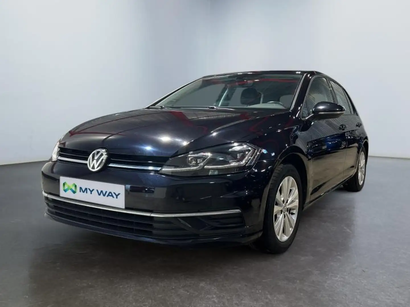 Volkswagen Golf BOITE AUTO * CARPLAY * CAMERA *NAVI * CUIR * Zwart - 1