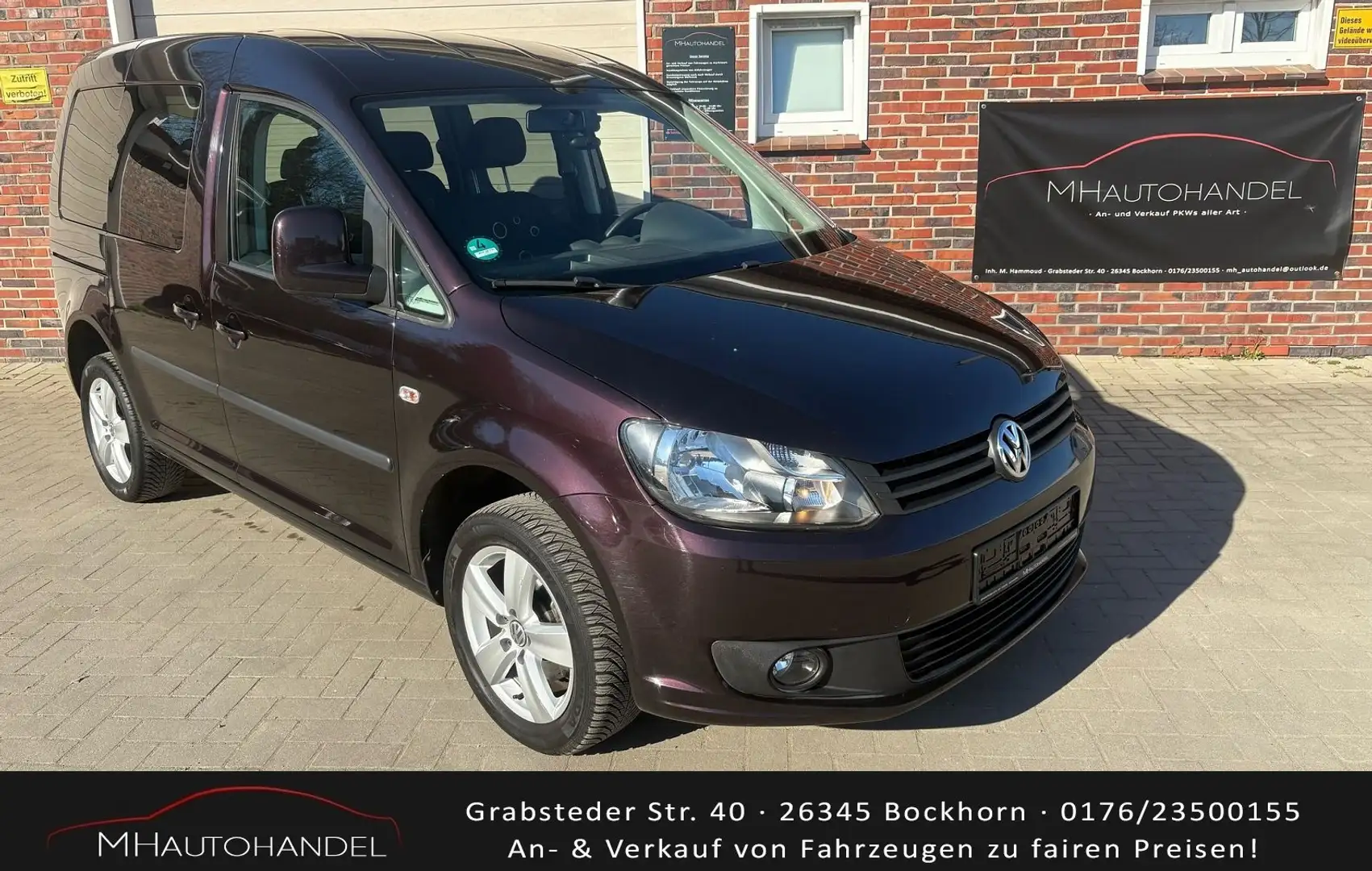 Volkswagen Caddy *1.Hand*2xSchiebetüren*TÜV-NEU*Finanzierung* Lilla - 1
