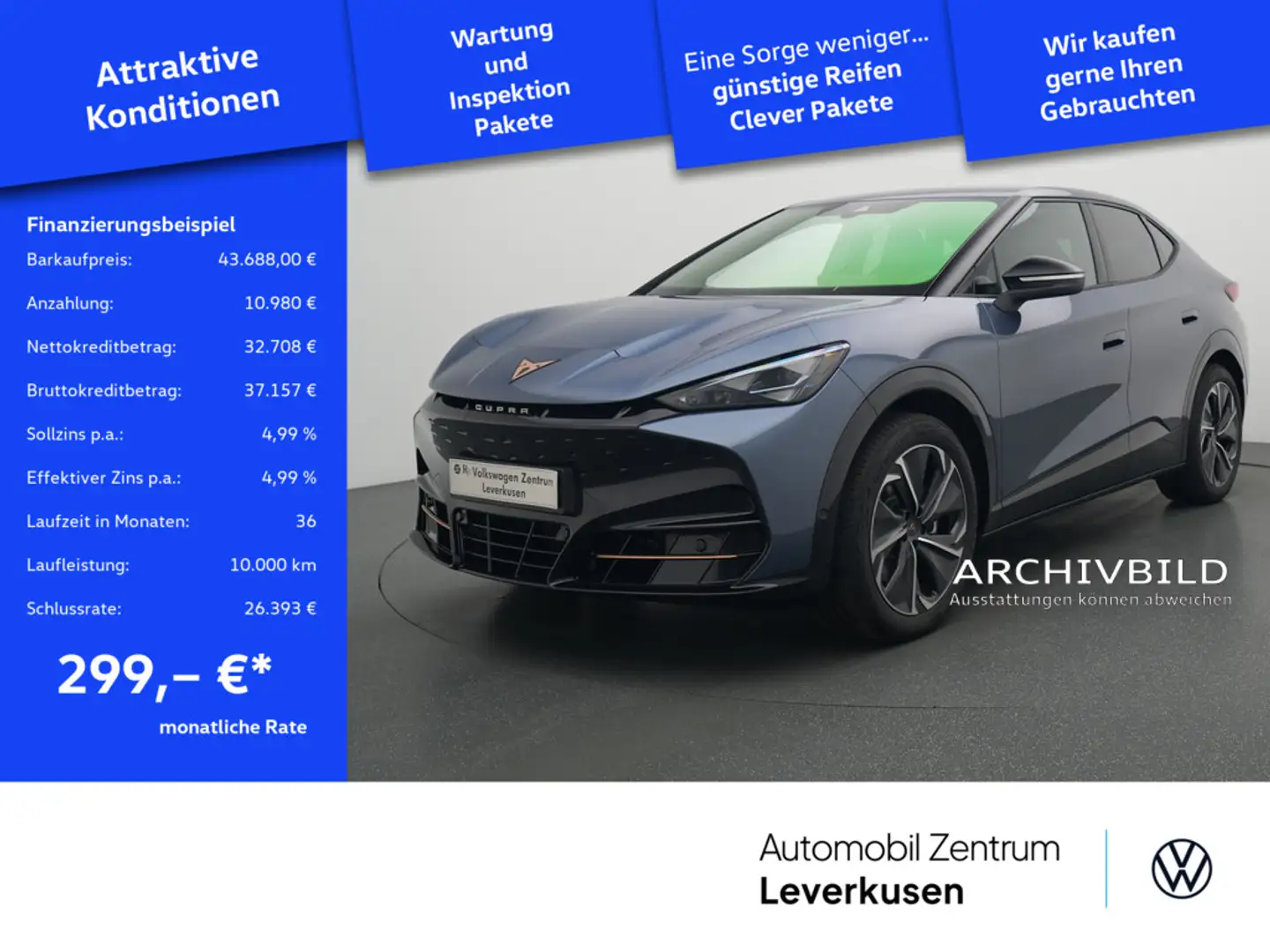 CUPRA Tavascan 360° KAM PAN HUD SHZ MATRIX ACC PDC Schwarz - 1