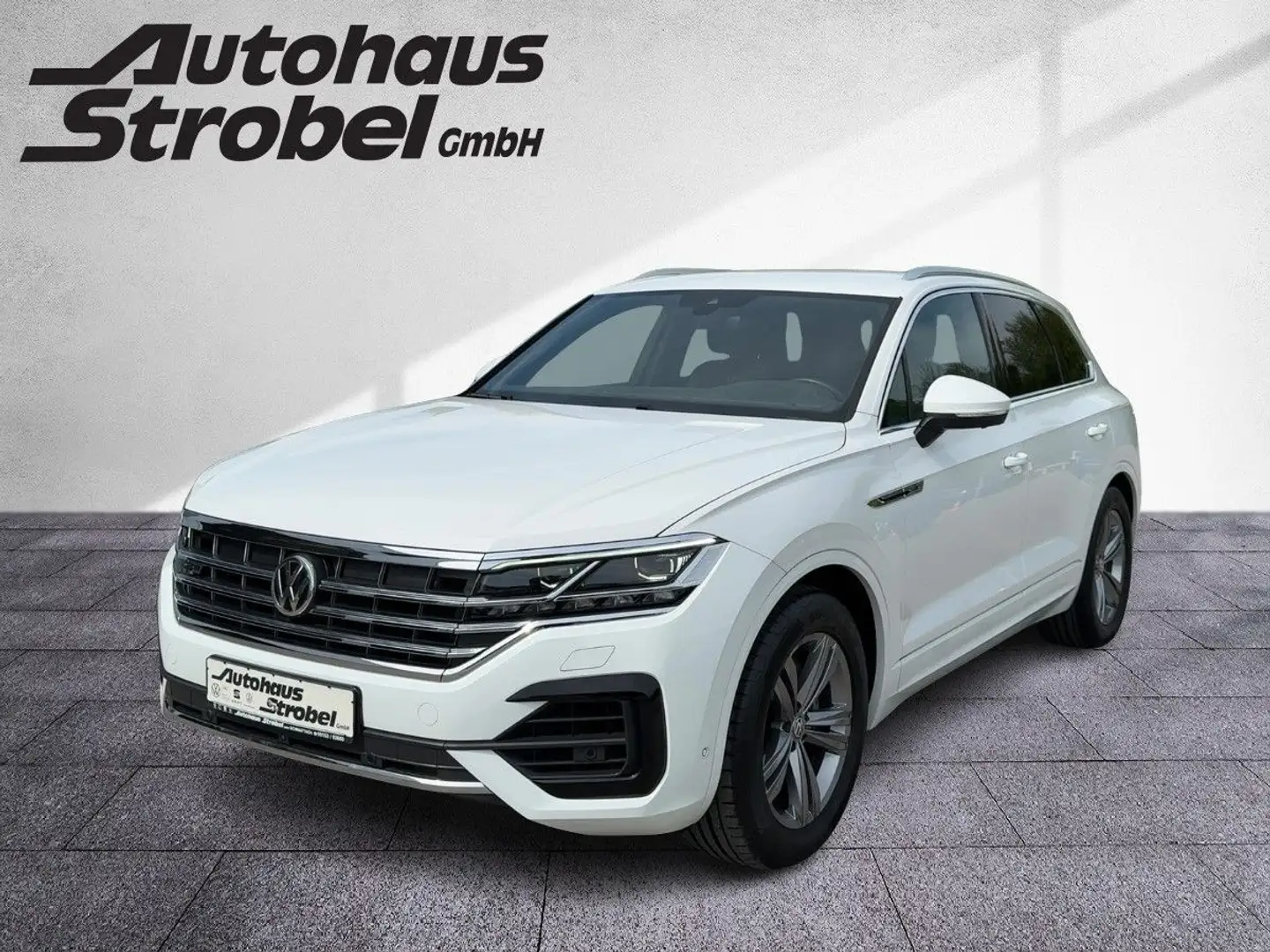 Volkswagen Touareg 3.0 V6 TDI DSG 4M R-Line ACC AHK Navi LE Blanc - 2