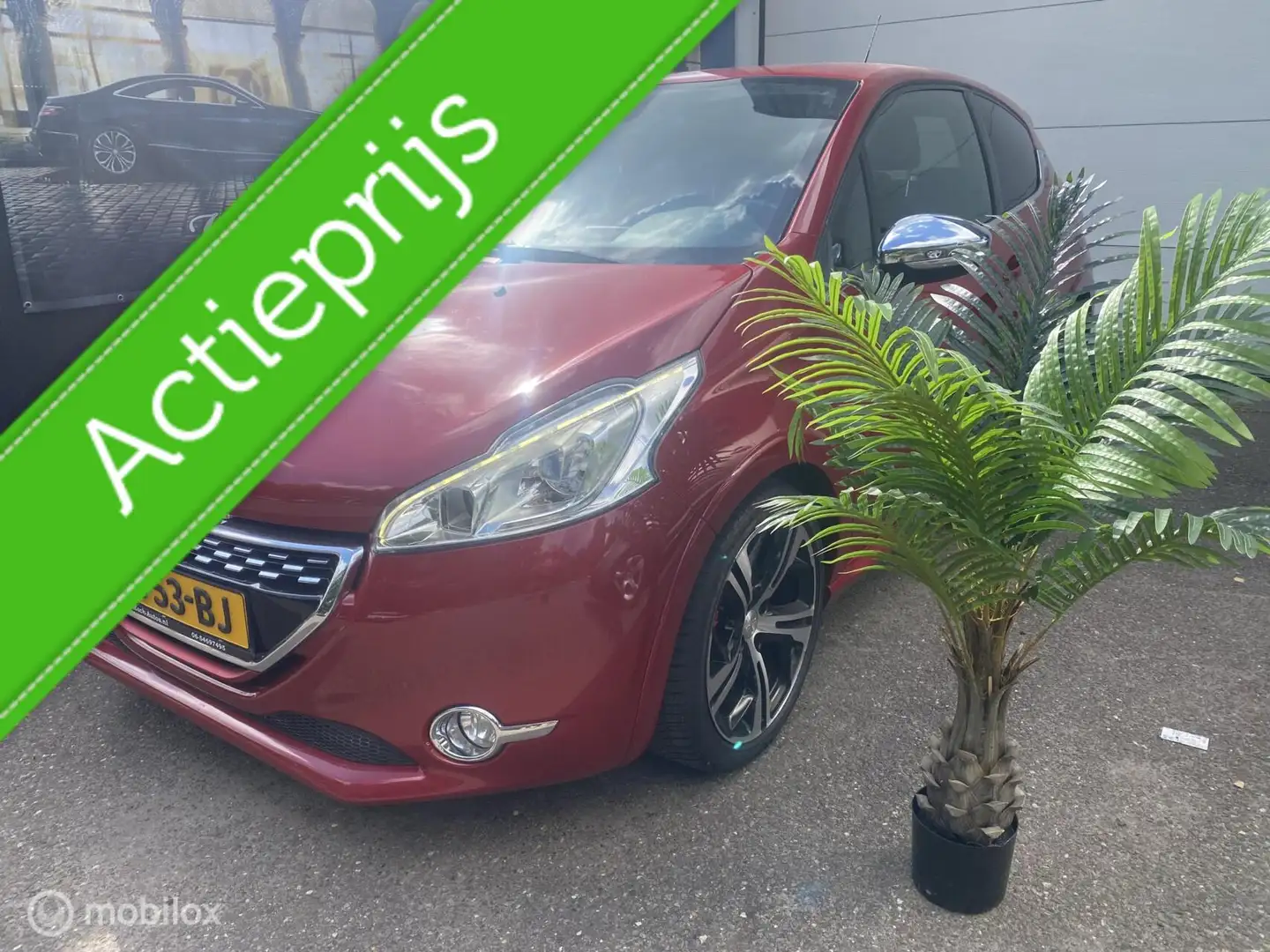 Peugeot 208 1.6 GTi 200 pk 104.DKM CLIMA LEDER CRUISE Rood - 2