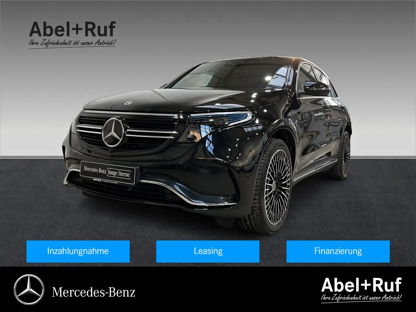 Mercedes-Benz EQC 400 4M AMG+MULTI+DISTR+Ambi+CarPlay+HuD+360° Schwarz - 1