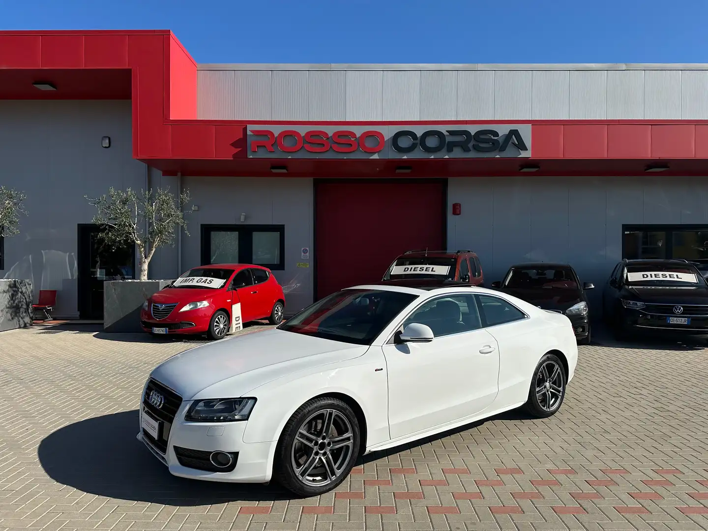 Audi A5 Coupe 3.0 V6 TDI Ambition QUATTRO TETTO UNIPRO Bianco - 1