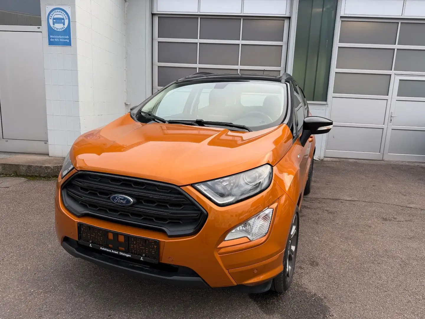 Ford EcoSport ST-Line, Klima, PDC, Teilleder Orange - 2