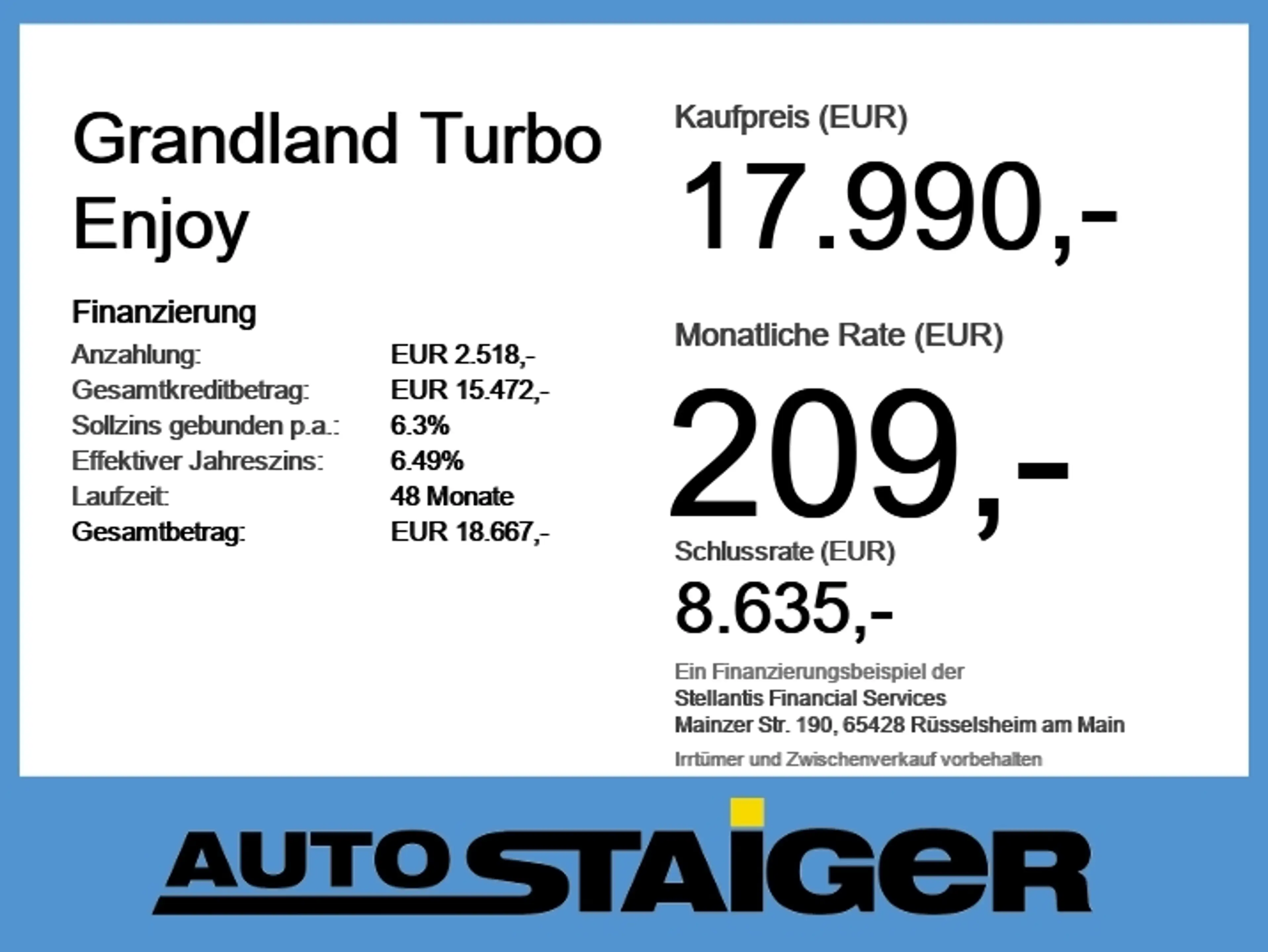 Opel Grandland Turbo Enjoy Automatik, Klima, PDC, LED, — photo 6