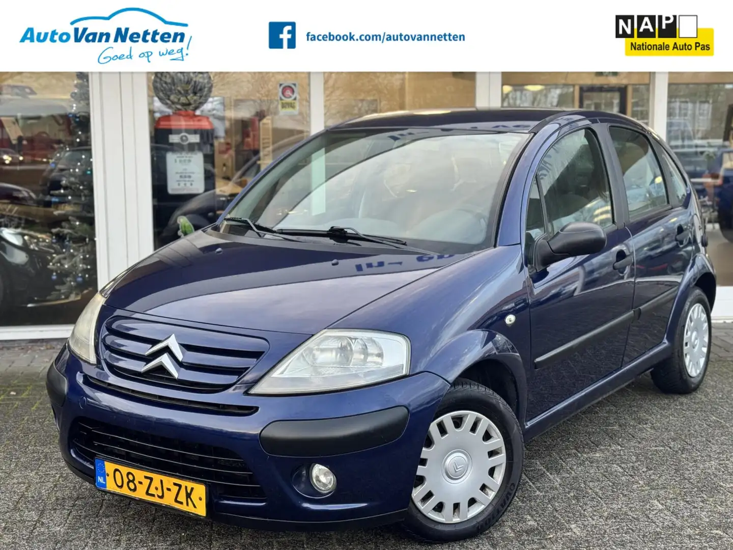 Citroen C3 1.4i 75pk,Ligne Prestige,Elek pakket,cpv,trekhaak Blauw - 1