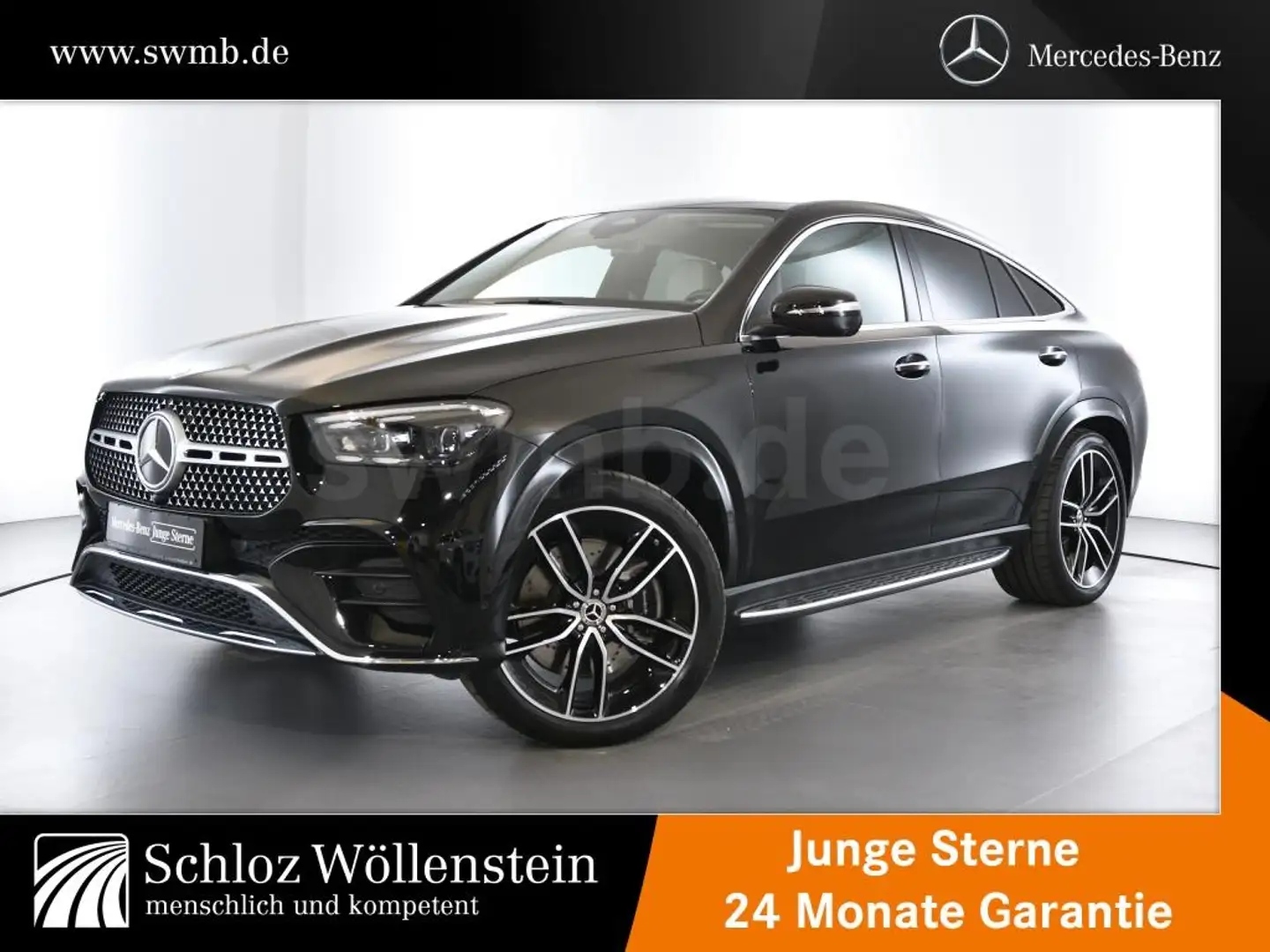 Mercedes-Benz GLE 450 d 4M Coupé AMG/MULTIBEAM/AHK/Pano/Sitzbel Schwarz - 1