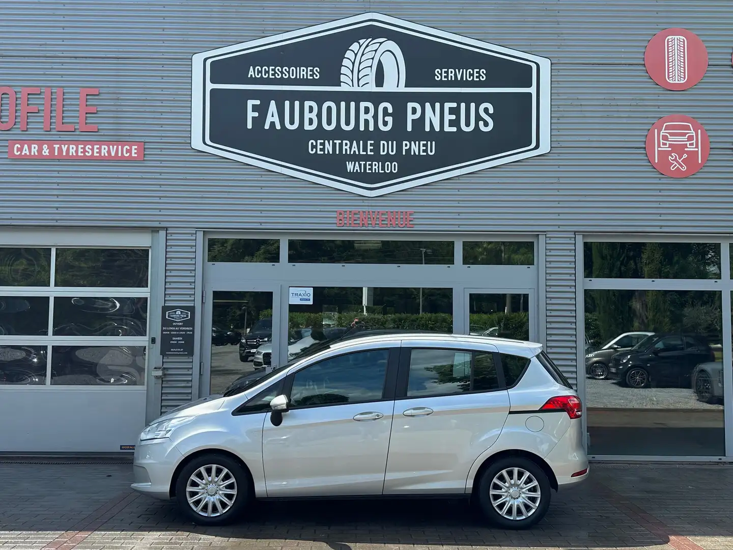Ford B-Max *1-PROPRIETAIRE/1-OWNER*HISTORIQUE-100%*GARANTIE* Zilver - 2