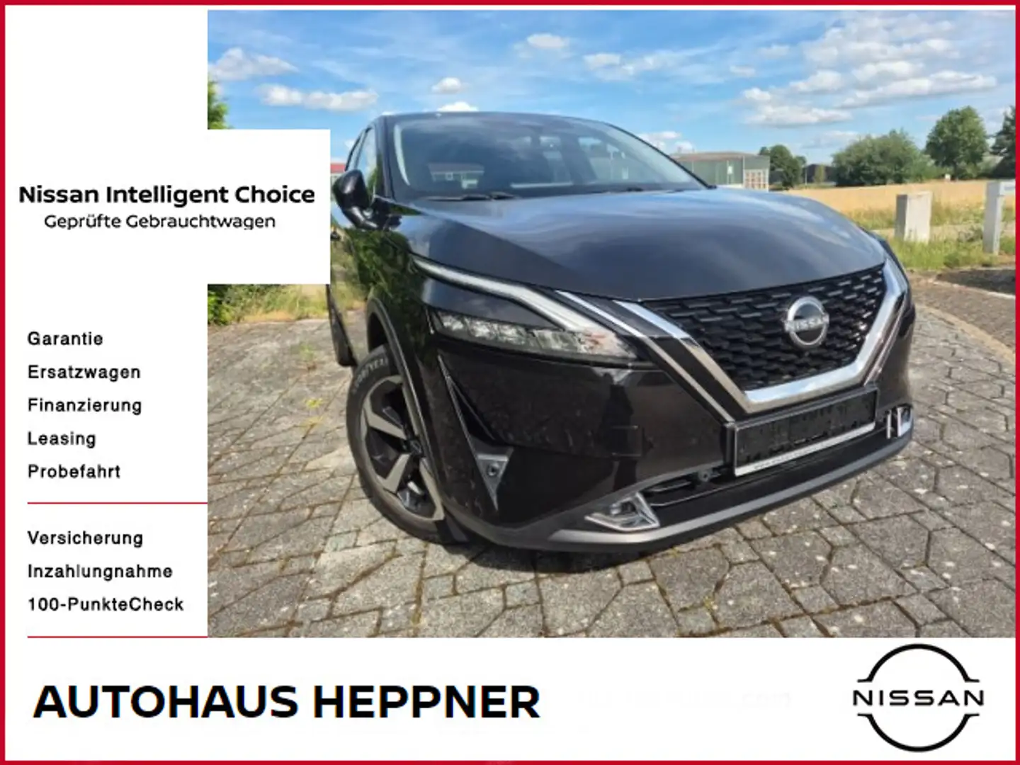 Nissan Qashqai 1.3 DIG-T N-Connecta MHEV 360° LED SH Чорний - 1