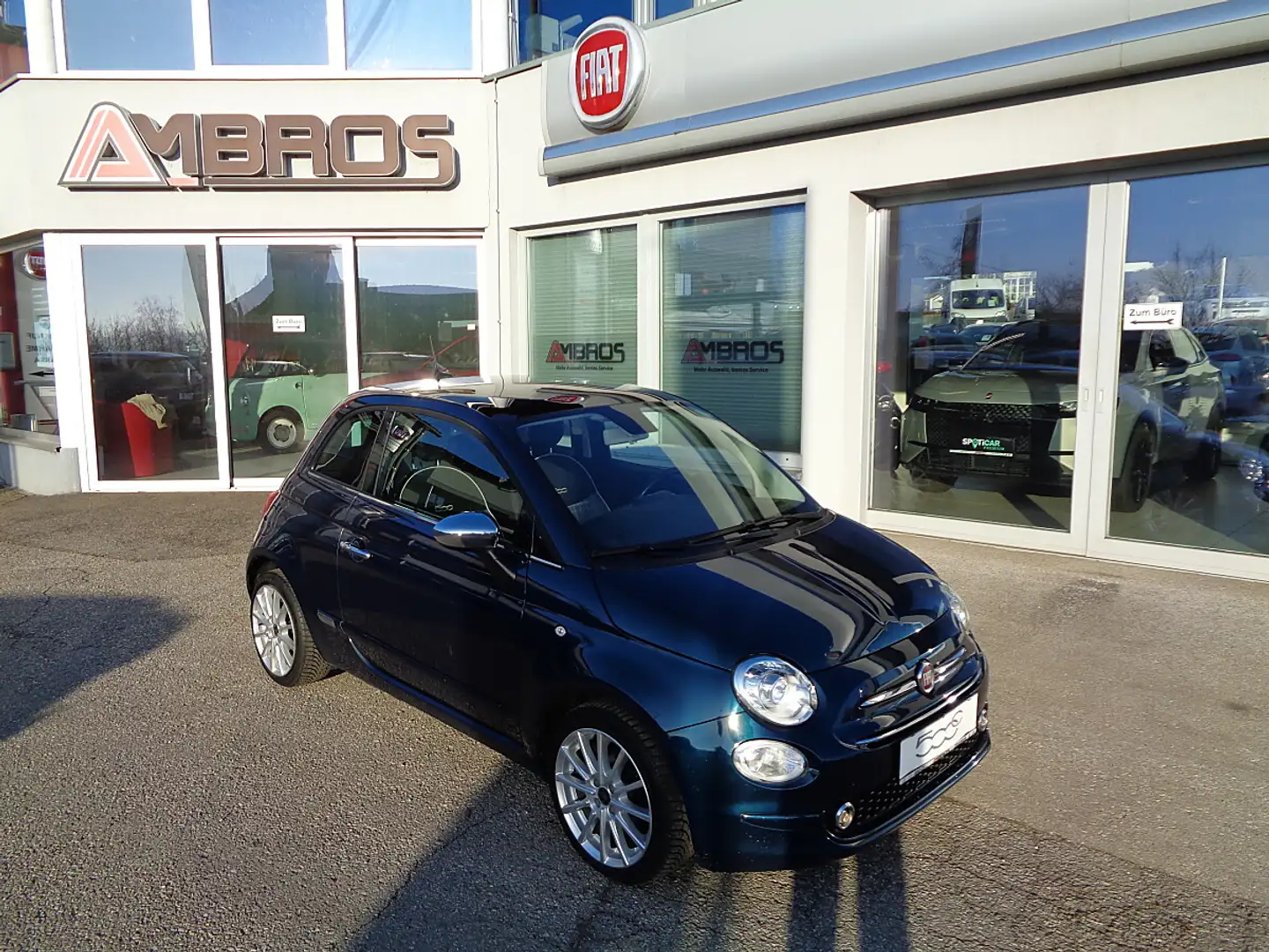 Fiat 500 ECO 1,2 69 Lounge Blau - 1