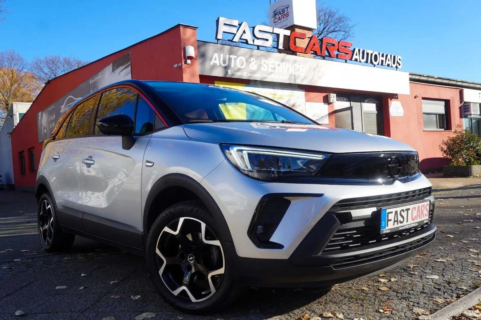 Opel Crossland X Crossland GS Line Autm. Kamera Carplay Navi SHZ Gris - 1