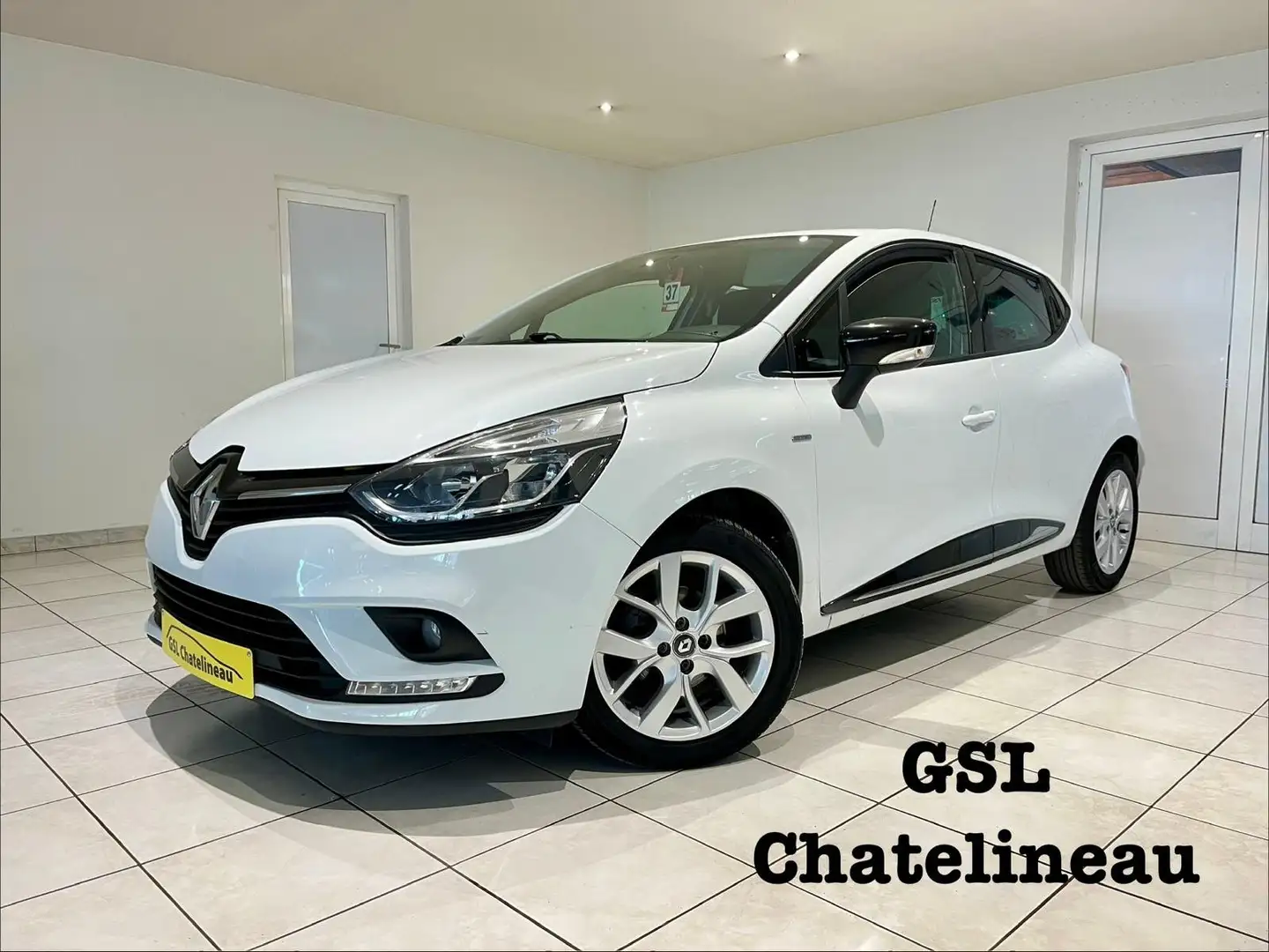 Renault Clio 0.9TCe 90cv Limited 2018 Navi/Cruise/Capteur/Clim Blanc - 1