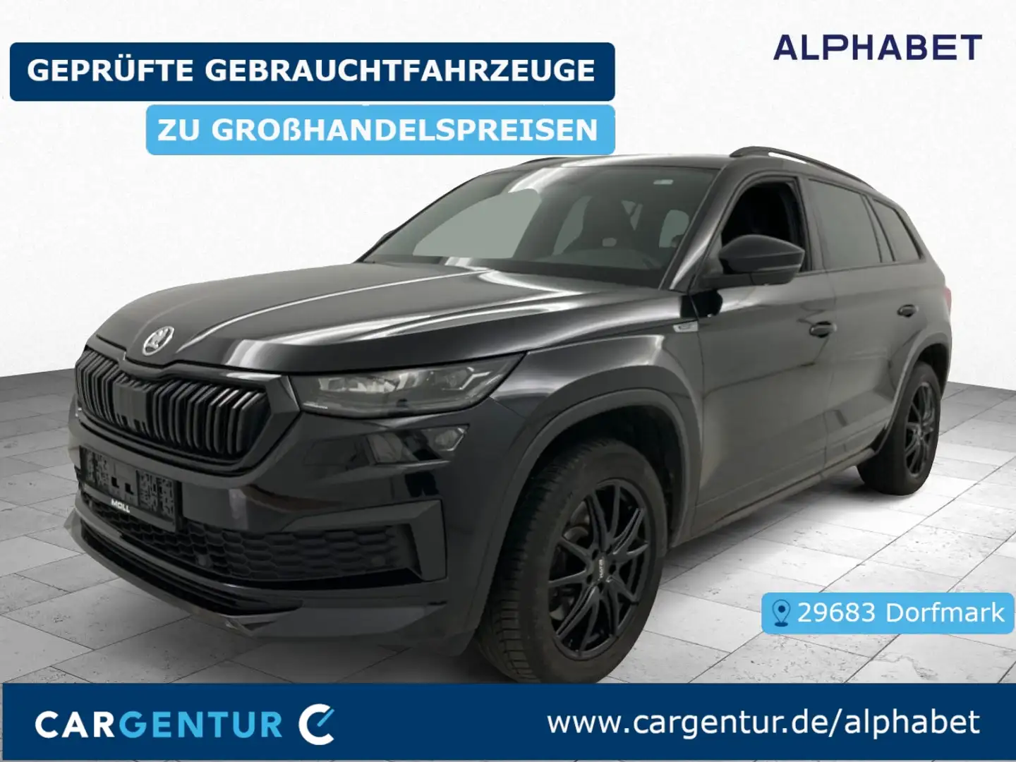 Skoda Kodiaq 2.0 TDI Sportline 4x4 Matrix Virtual AHK Key Noir - 1