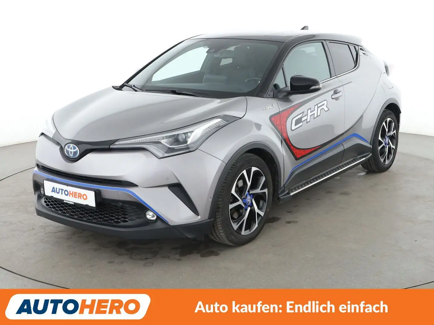 Toyota C-HR 1.8 Hybrid Style Aut.*NAV*TEMPO*CAM*PDC*SHZ*BT Szary - 1