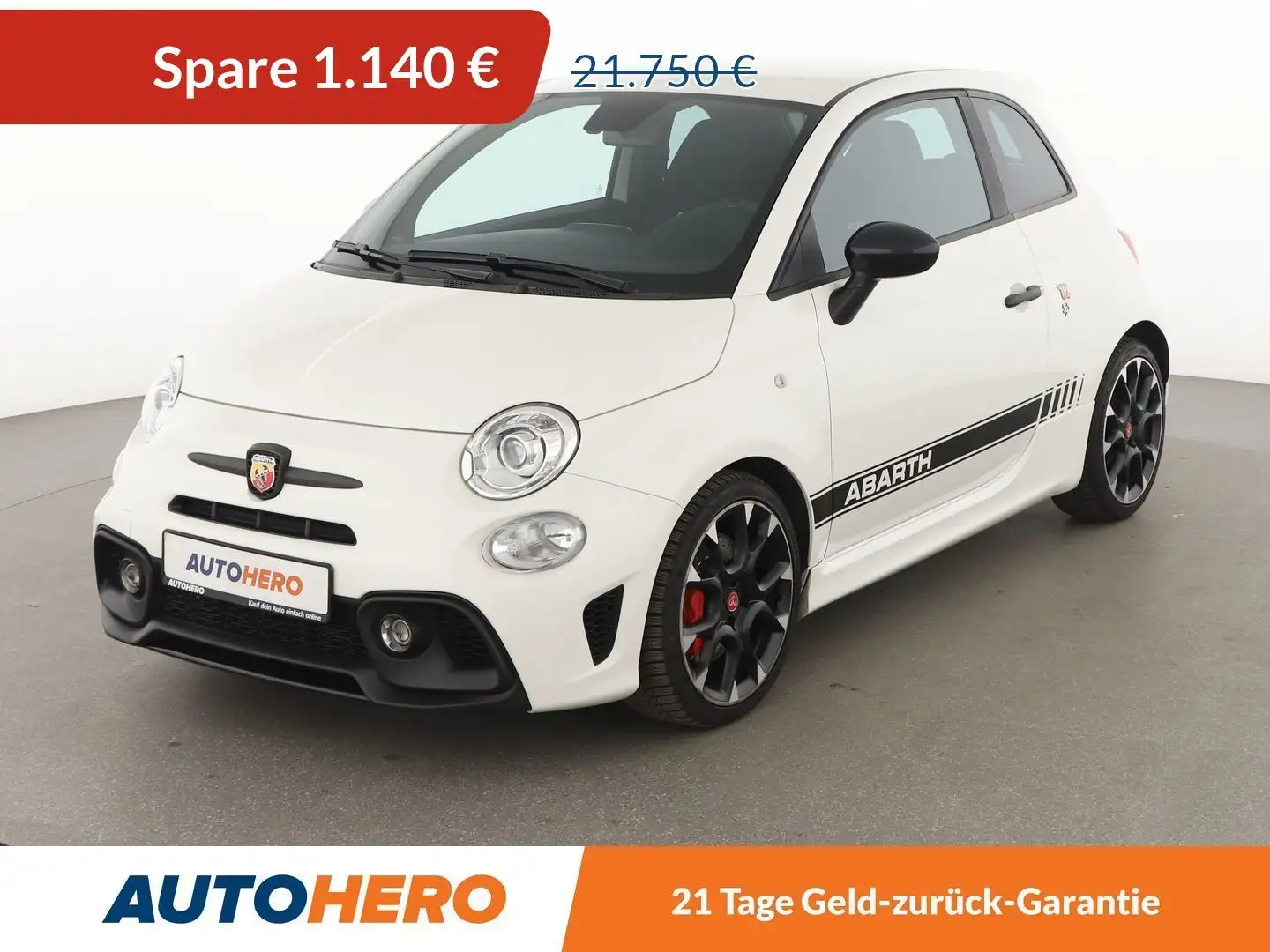 Abarth 595 1.4 Competizione *NAVI*PDC*BiXENON*ALU*BEATS* Weiß - 1