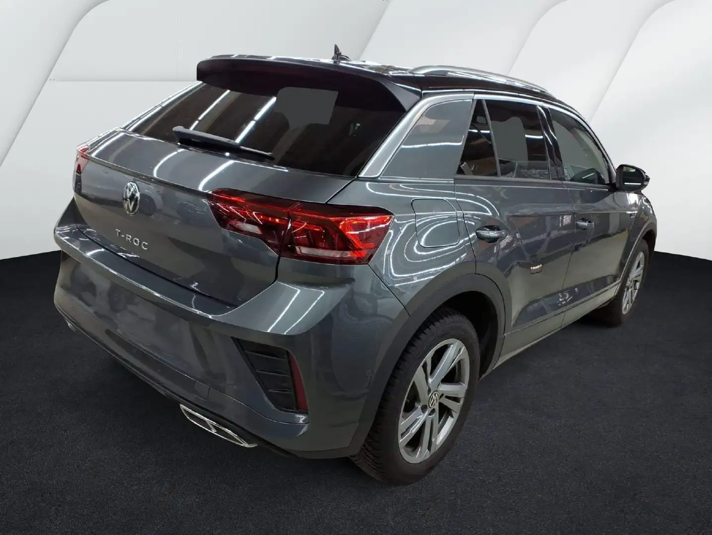 Volkswagen T-Roc 1.5 TSI DSG R-Line LED+ NAVI KAMERA AHK Grau - 2