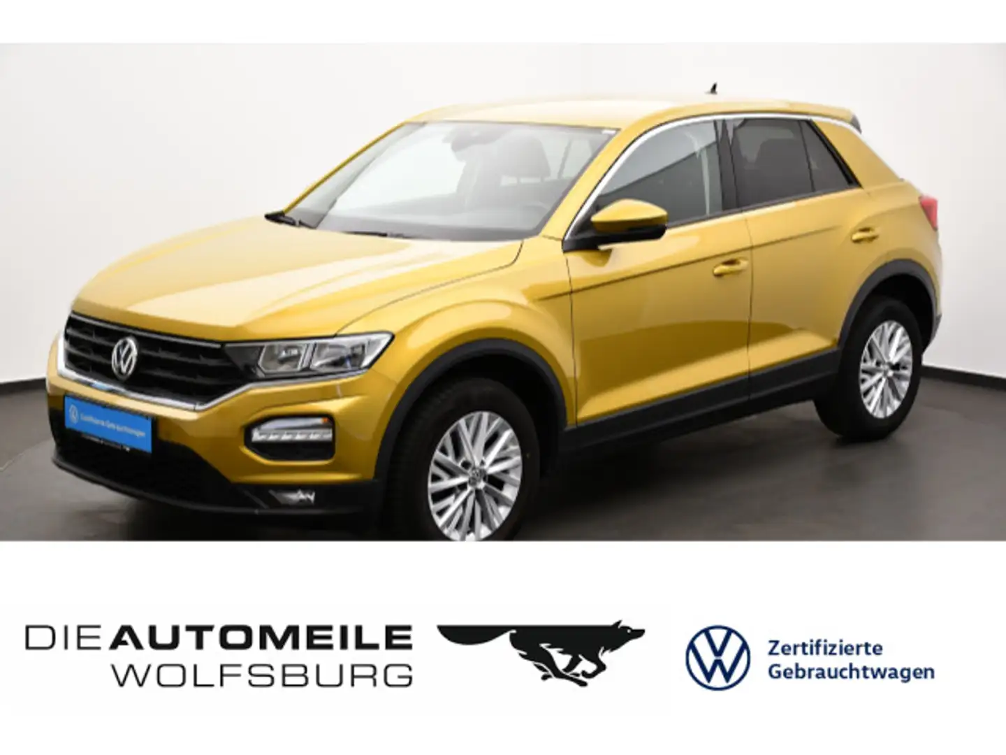 Volkswagen T-Roc 1.0 TSI Einparkhi/Multilenk/Sitzhzg Gelb - 1