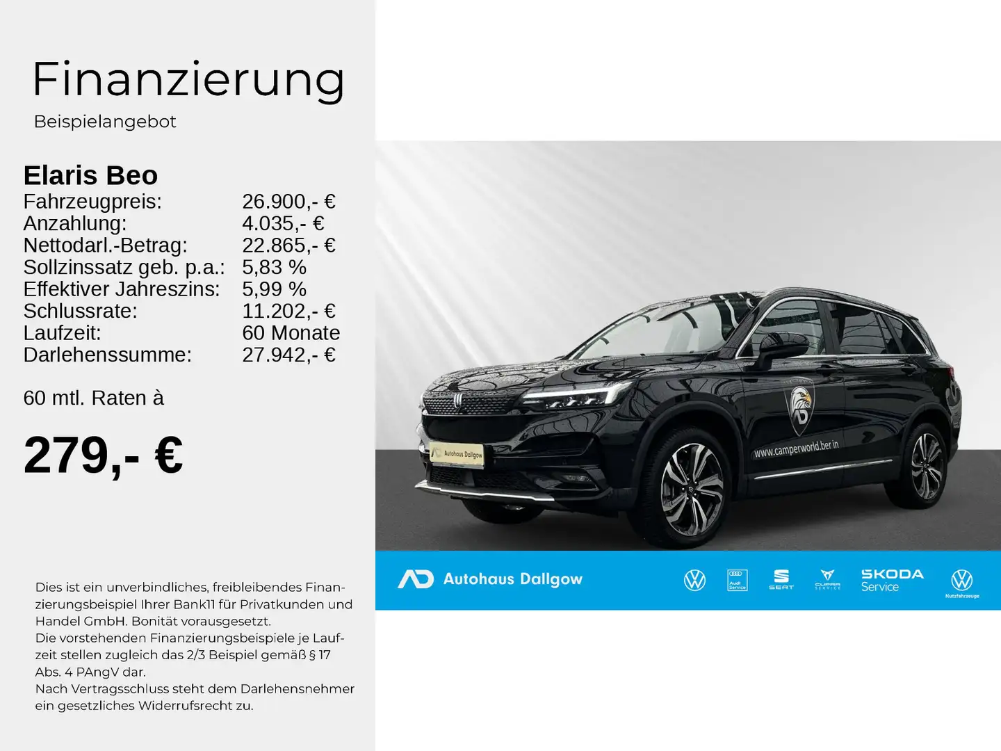 Elaris Beo Skywell ET5 Innovationsp.*Laserlicht/ Panod. Negro - 2